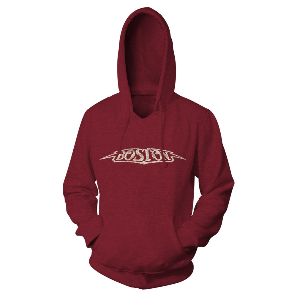 Boston Vintage Logo Hooded Sweatshirt-Boston